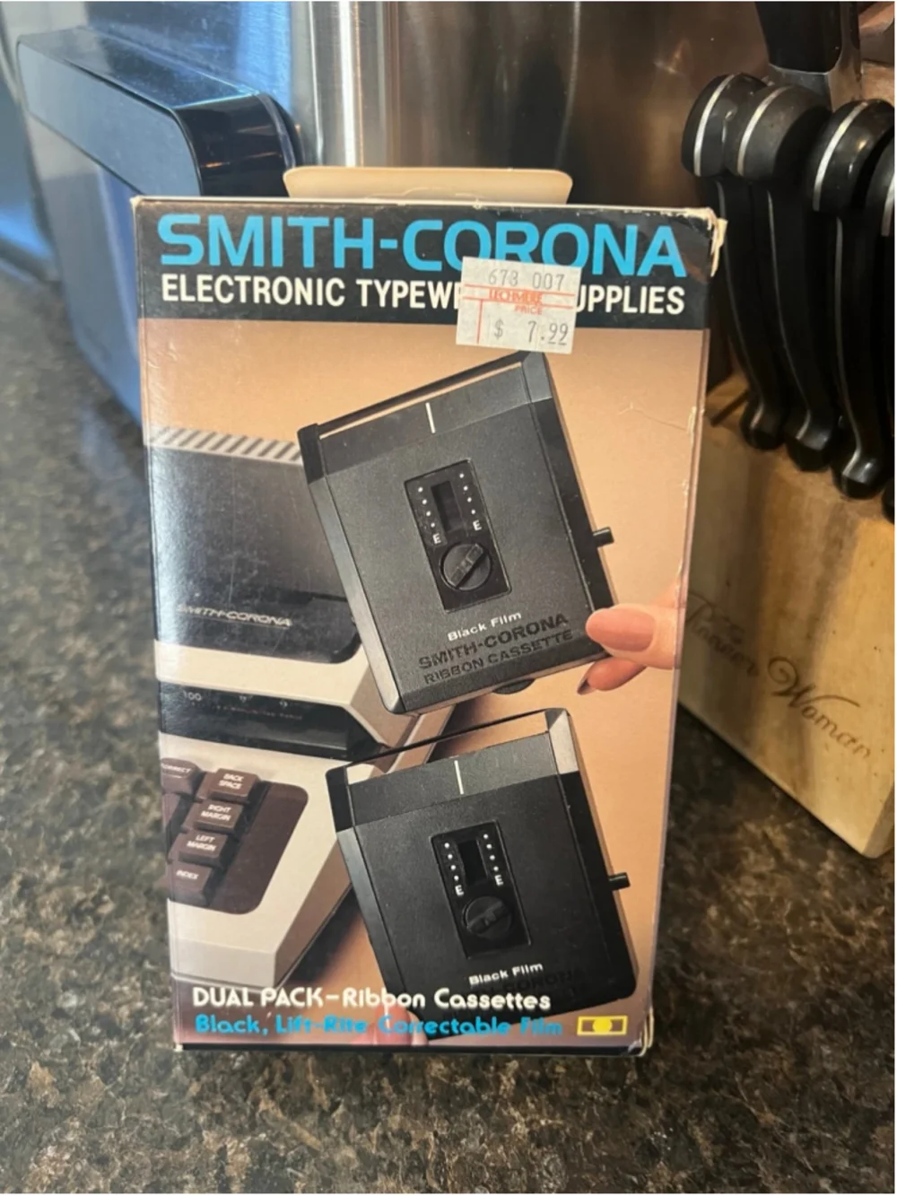 Vintage Smith Corona Typewriter Supplies 251 Double Pack Cassette Black Ribbon